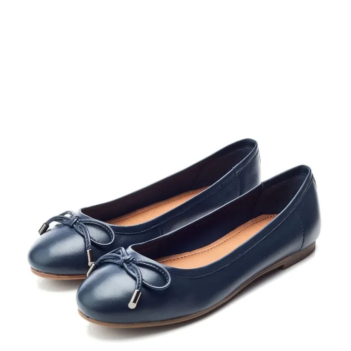 Casual Shoes Women Moda In Pelle Feebie Navy Leather