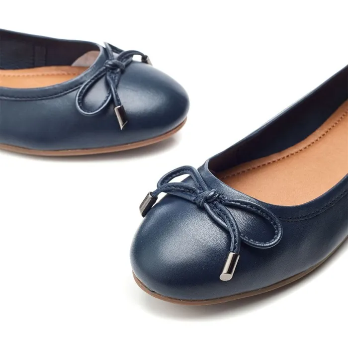 Casual Shoes Women Moda In Pelle Feebie Navy Leather