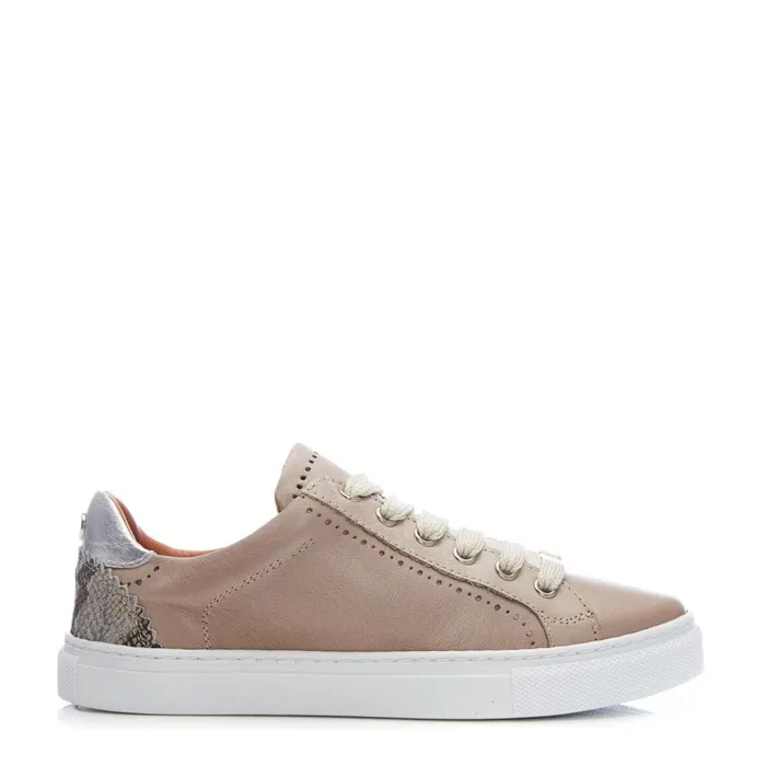 Casual Trainers Women Moda In Pelle Anatoli Stone Leather