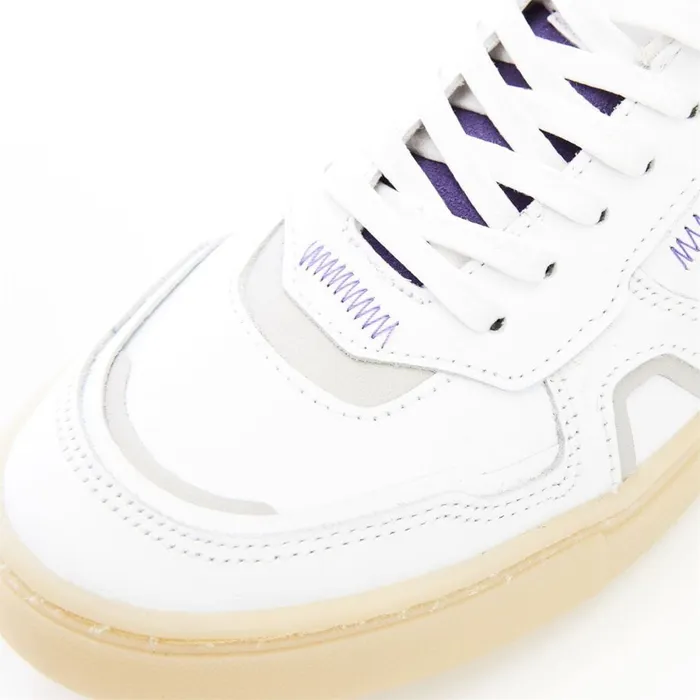 Casual Trainers Women Moda In Pelle Belgrave White Leather