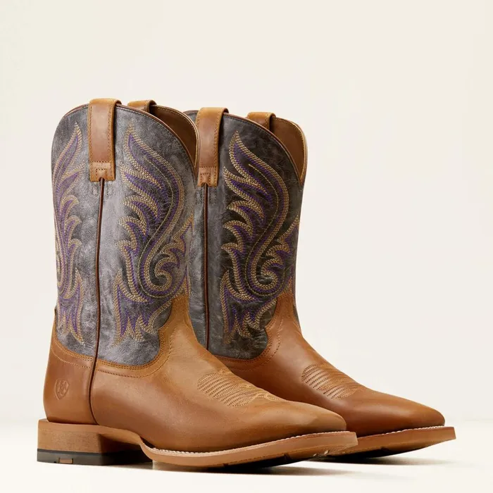 Cattle Call Cowboy Boot Rodeo Tansmokey Purple Men Ariat Western Boots Cattle Call Cowboy Boot Rodeo Tansmokey Purple Men Ariat Western Boots