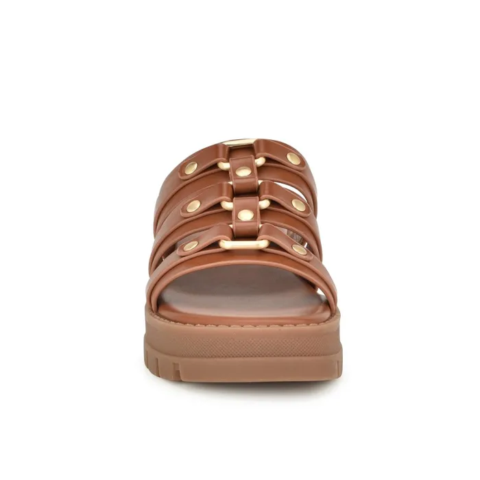 Cazz Fisherman Slide Sandals Brown Women Nine West Sandals Cazz Fisherman Slide Sandals Brown Women Nine West Sandals
