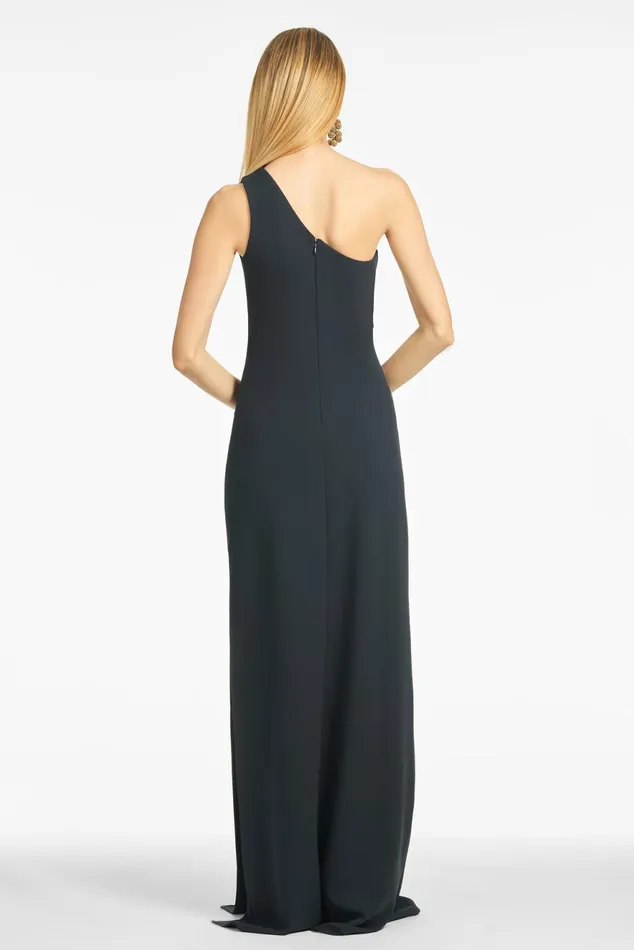 Cece 4Way Stretch Crepe Gown 8211 Navy Women Sachin and Babi Formal