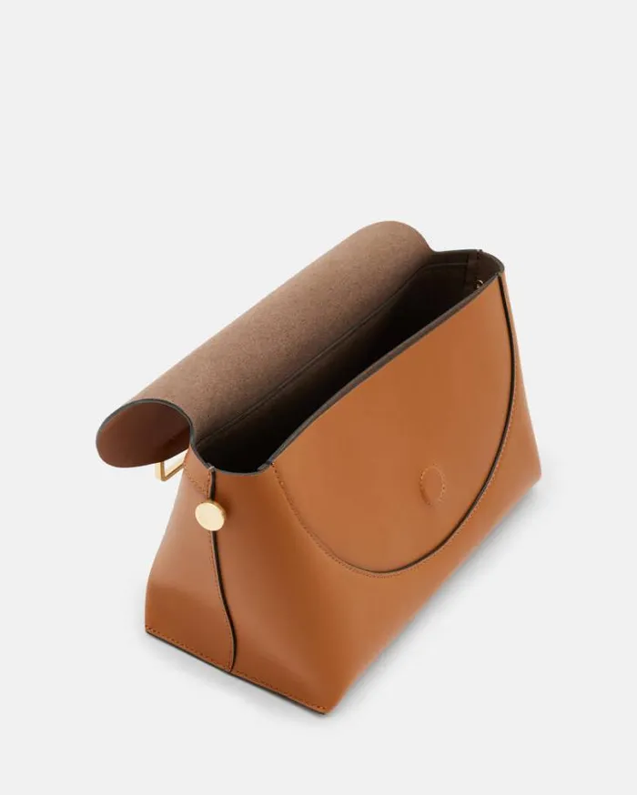 Celeste Leather Crossbody Bag Desert Tan Women AllSaints Accessories