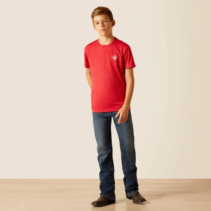 Charger Ariat Crestline TShirt Chili Pepper Kids Ariat TShirts and Polos Charger Ariat Crestline TShirt Chili Pepper Kids Ariat TShirts and Polos