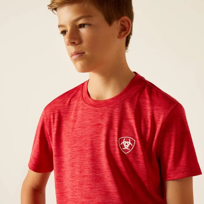 Charger Ariat Crestline TShirt Chili Pepper Kids Ariat TShirts and Polos Charger Ariat Crestline TShirt Chili Pepper Kids Ariat TShirts and Polos
