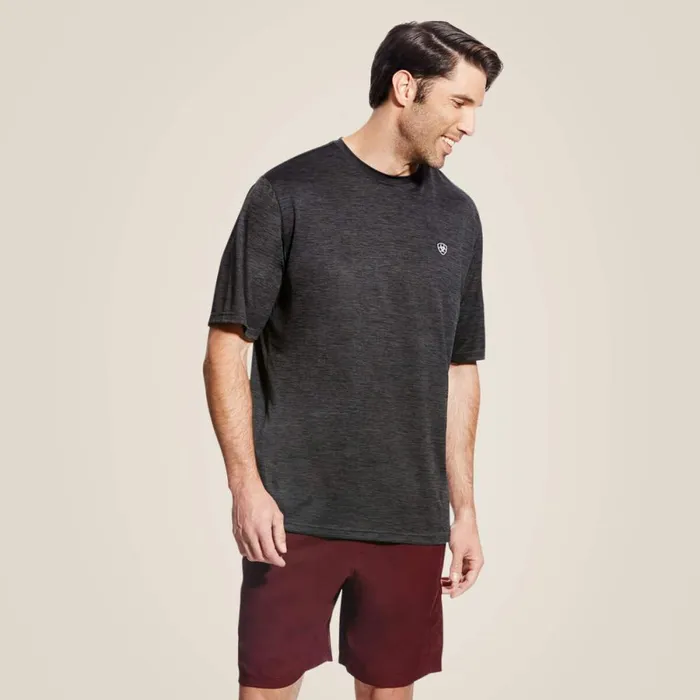 Charger Basic TShirt Charcoal Men Ariat TShirts and Polos