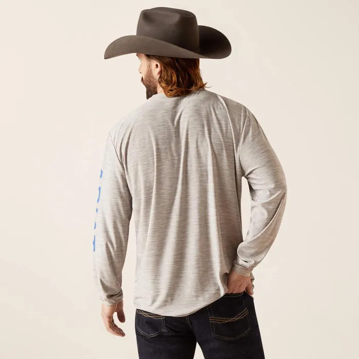 Charger Logo TShirt Grey Men Ariat TShirts and Polos Charger Logo TShirt Grey Men Ariat TShirts and Polos