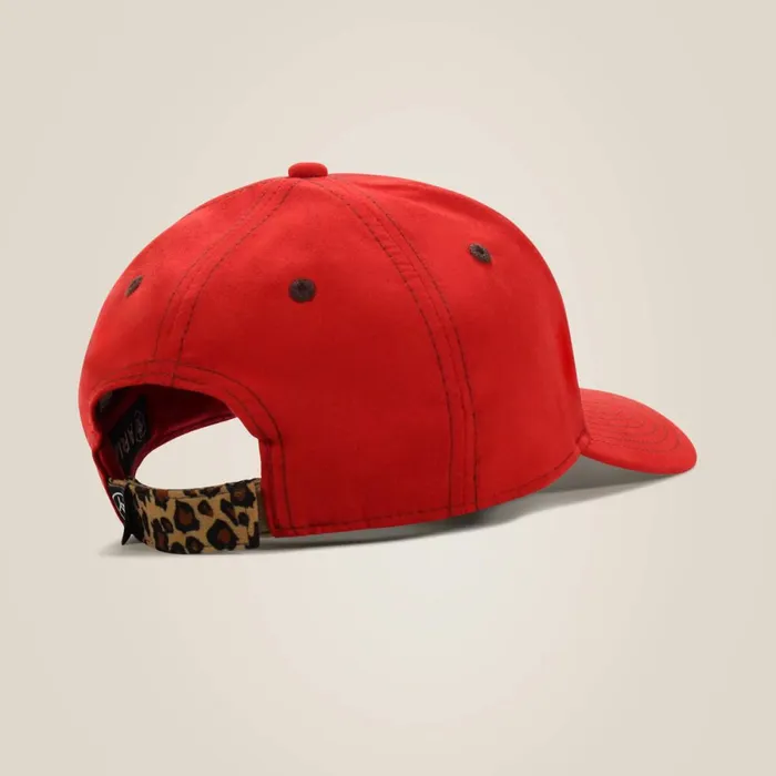 Cheetah Logo Cap Red Women Ariat Hats and Caps Cheetah Logo Cap Red Women Ariat Hats and Caps