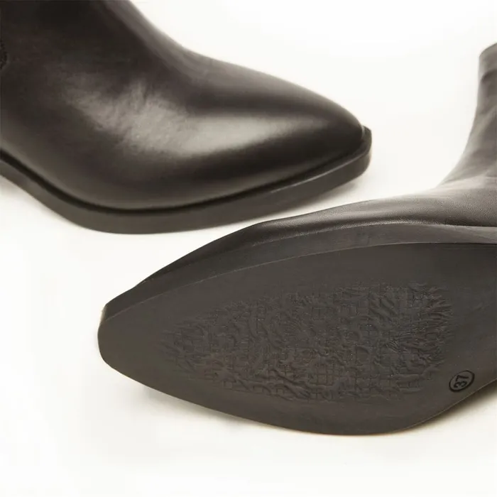 Chelsea Boots Women Moda In Pelle Kaela Black Leather