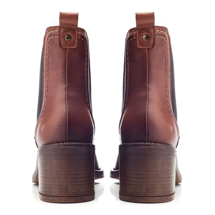 Chelsea Boots Women Moda In Pelle Omally Tan Leather