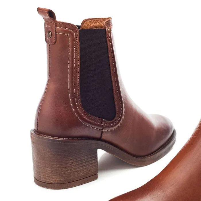 Chelsea Boots Women Moda In Pelle Omally Tan Leather