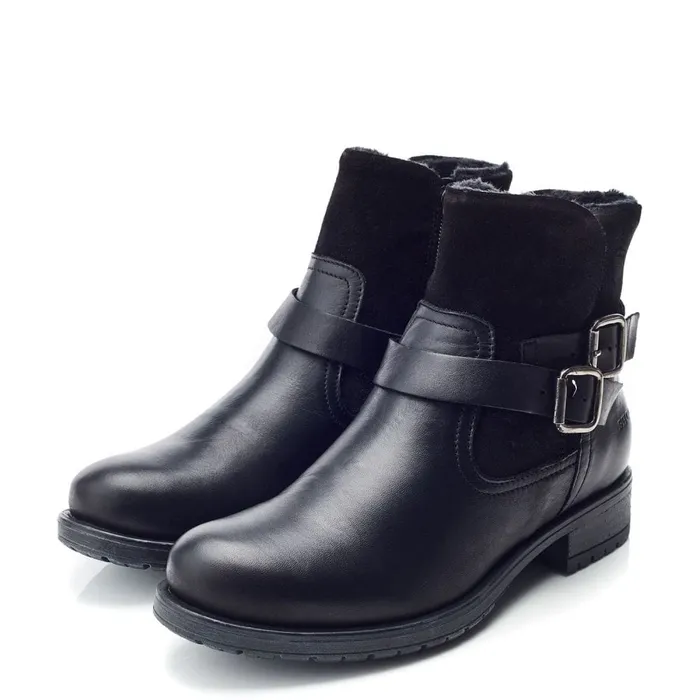 Chelsea Boots Women Moda In Pelle Shoon Sh Oakridge Black Leather