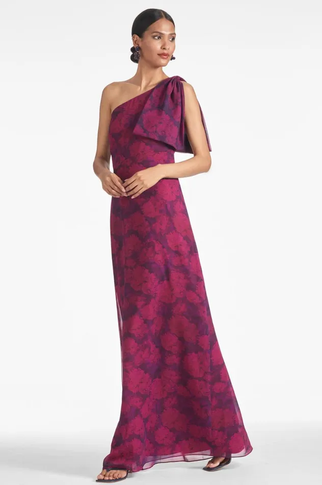 Chelsea Gown 8211 Magenta Bloom Women Sachin and Babi Boho