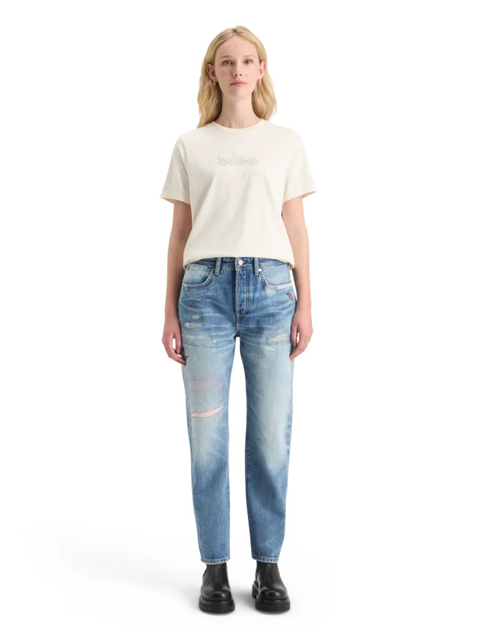 CHEST ARTWORK REGULAR FIT TSHIRT Soft Ice Women Scotch and Soda Tops and TShirts