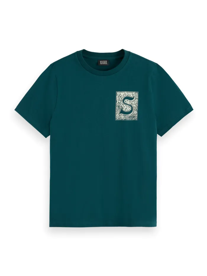 CHEST ARTWORK REGULAR FIT TSHIRT Soft Ice Women Scotch and Soda Tops and TShirts CHEST ARTWORK REGULAR FIT TSHIRT Soft Ice Women Scotch and Soda Tops and TShirts