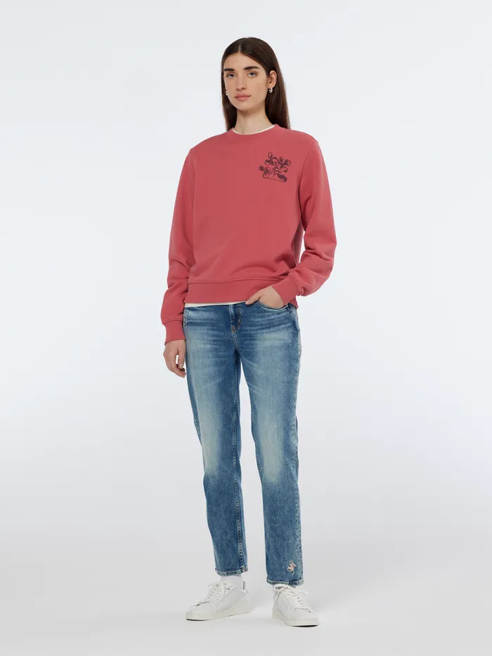 Chest Artwork Regular Sweatshirt Dusty Red Women Scotch and Soda Sweatshirts and Hoodies Chest Artwork Regular Sweatshirt Dusty Red Women Scotch and Soda Sweatshirts and Hoodies