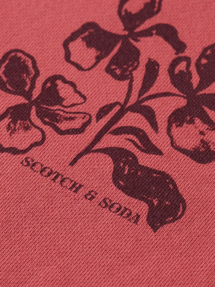 Chest Artwork Regular Sweatshirt Dusty Red Women Scotch and Soda Sweatshirts and Hoodies Chest Artwork Regular Sweatshirt Dusty Red Women Scotch and Soda Sweatshirts and Hoodies