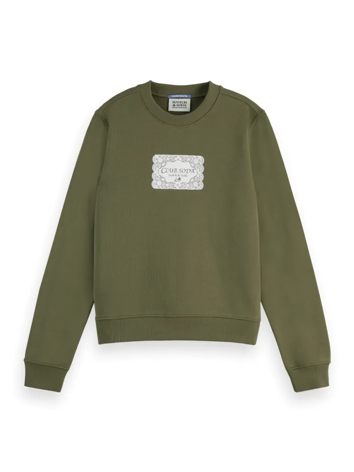 Chest Artwork Regular Sweatshirt Dusty Red Women Scotch and Soda Sweatshirts and Hoodies Chest Artwork Regular Sweatshirt Dusty Red Women Scotch and Soda Sweatshirts and Hoodies