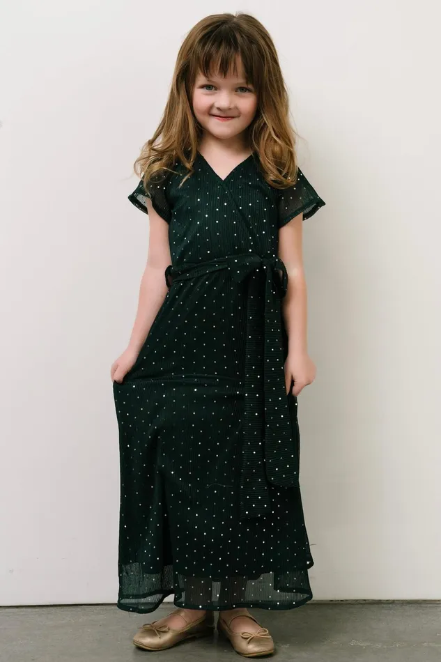 Child Grace Sparkle Gown Emerald Women Baltic Born Flower Girl