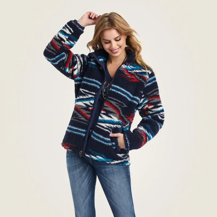 Chimayo Fleece Jacket Chimayo Jcd Sherpa Women Ariat Jackets and Vests