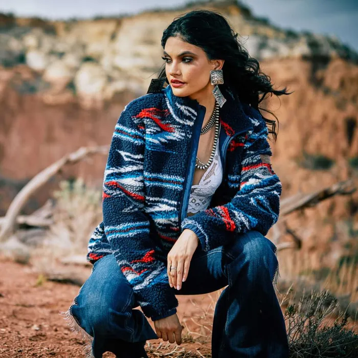 Chimayo Fleece Jacket Chimayo Jcd Sherpa Women Ariat Jackets and Vests Chimayo Fleece Jacket Chimayo Jcd Sherpa Women Ariat Jackets and Vests