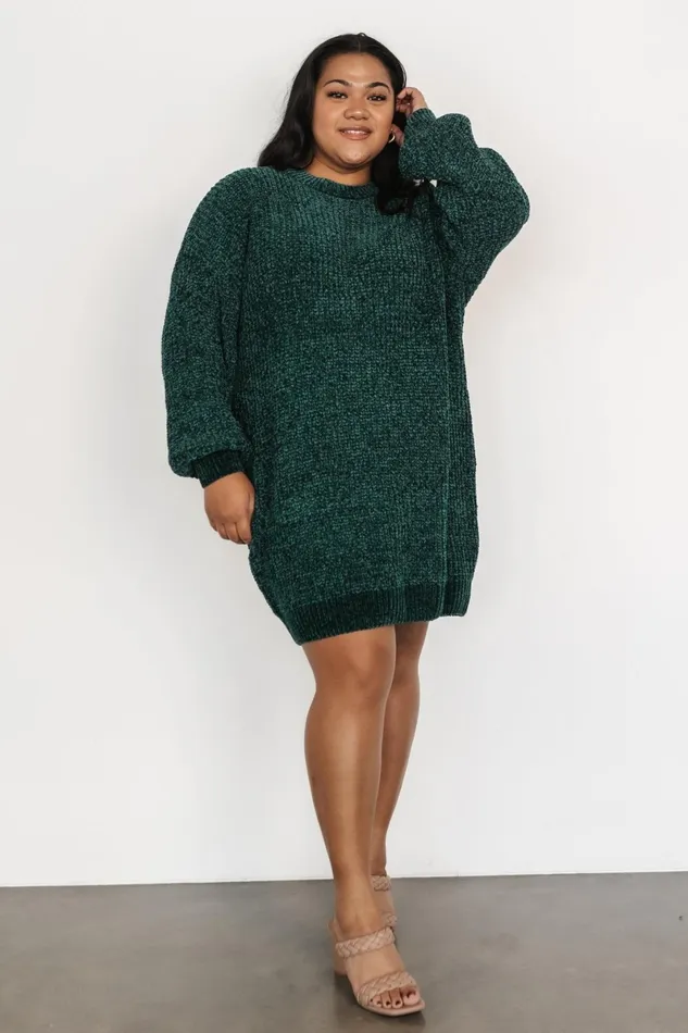 Christa Sweater Dress Emerald Women Baltic Born Sweaters Christa Sweater Dress Emerald Women Baltic Born Sweaters