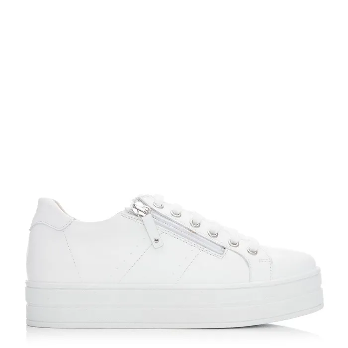 Chunky Trainers Women Moda In Pelle Bsoleful BGlazie White Leather