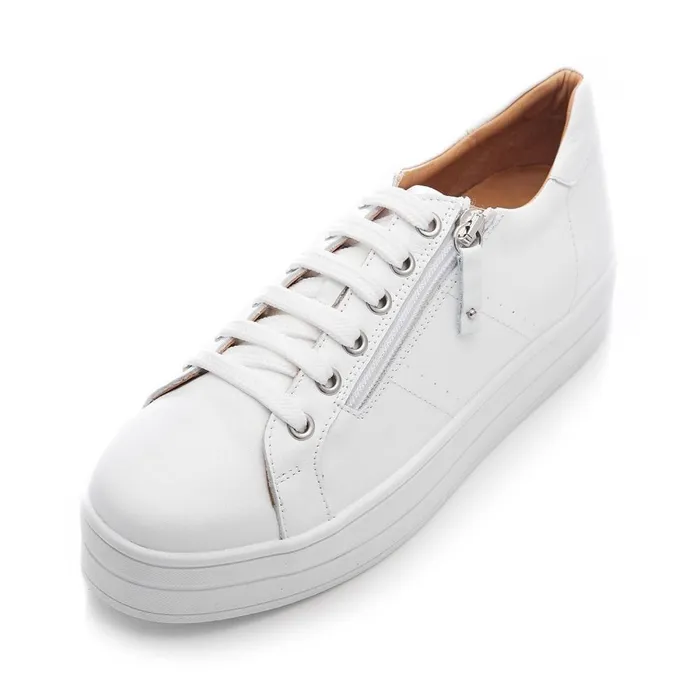 Chunky Trainers Women Moda In Pelle Bsoleful BGlazie White Leather