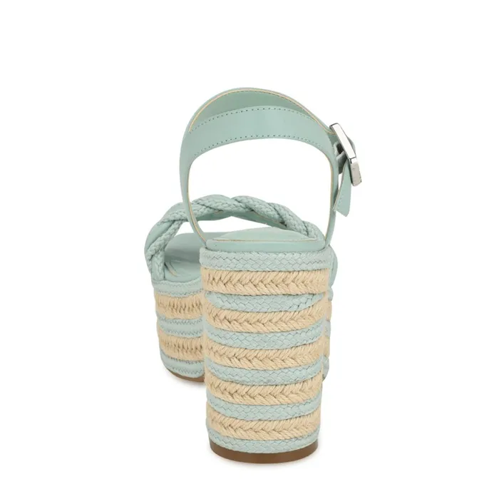 Cinka Woven Platform Sandals Mint Green Women Nine West Platforms Cinka Woven Platform Sandals Mint Green Women Nine West Platforms