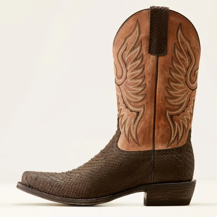 Circuit High Stepper Python Cowboy Boot Chocolate Python Men Ariat Western Boots Circuit High Stepper Python Cowboy Boot Chocolate Python Men Ariat Western Boots