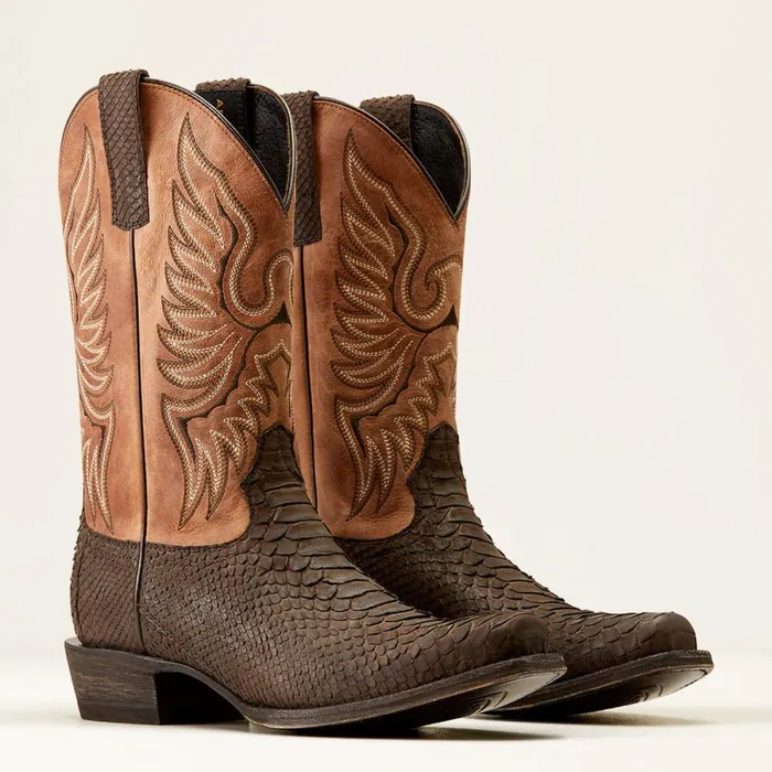 Circuit High Stepper Python Cowboy Boot Chocolate Python Men Ariat Western Boots Circuit High Stepper Python Cowboy Boot Chocolate Python Men Ariat Western Boots
