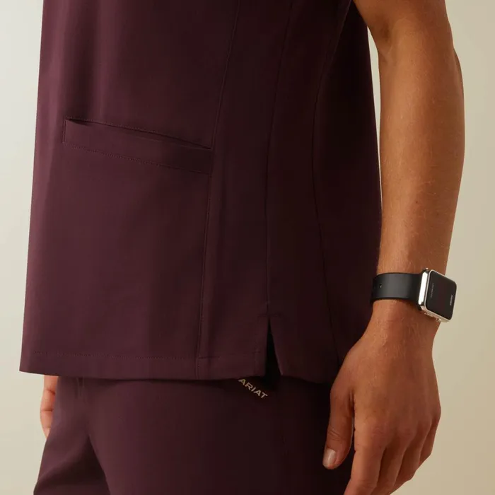 Clara 6 Pocket Scrub Top Winetasting Women Ariat Scrubs Clara 6 Pocket Scrub Top Winetasting Women Ariat Scrubs