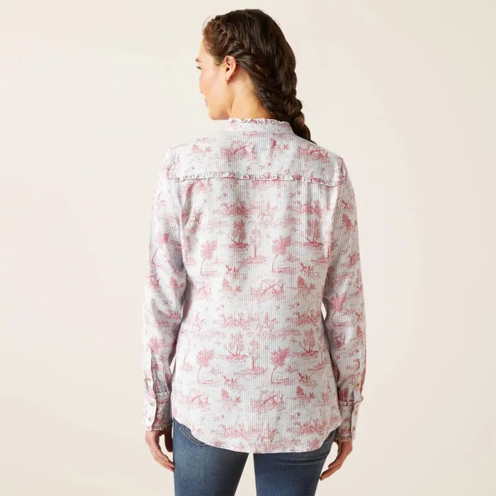 Clarion Blouse Toile Women Ariat TShirts and Tops Clarion Blouse Toile Women Ariat TShirts and Tops