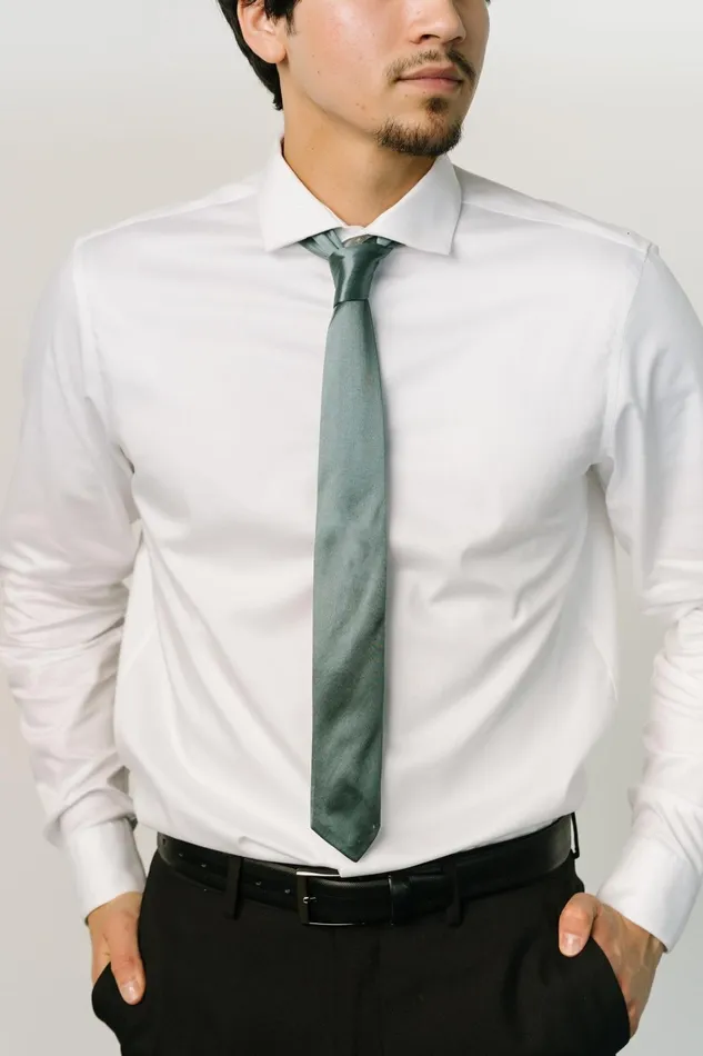 Classic Satin Tie Lagoon Women Baltic Born Ties
