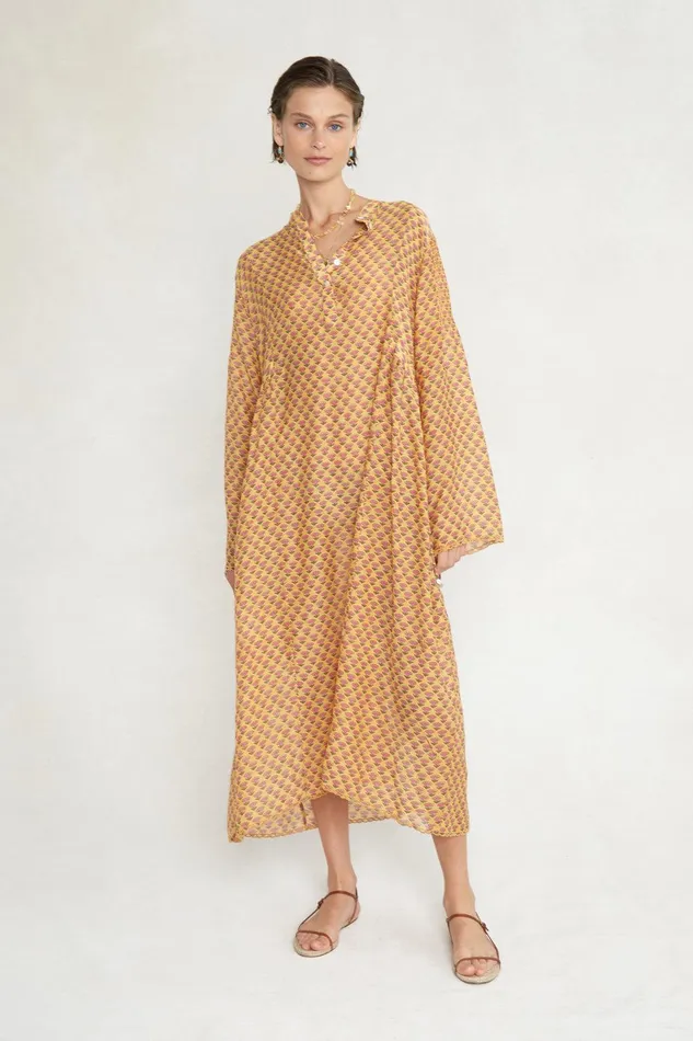 Claudia Dress Saffron Women Chan Luu Dresses