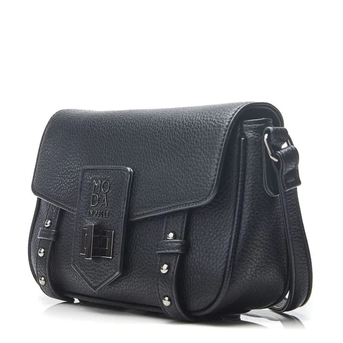Clutch Bags Women Moda In Pelle Sloane Bag Black Porvair