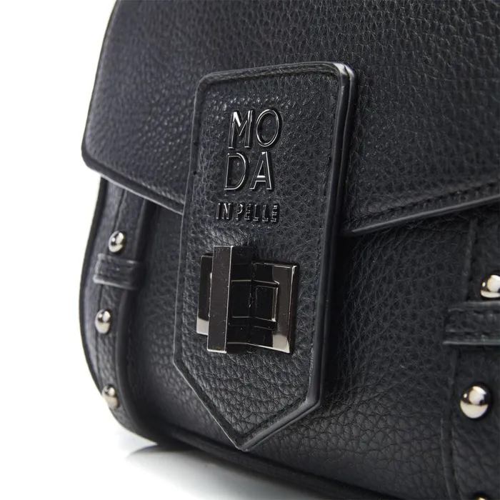 Clutch Bags Women Moda In Pelle Sloane Bag Black Porvair