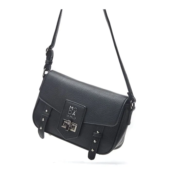 Clutch Bags Women Moda In Pelle Sloane Bag Black Porvair