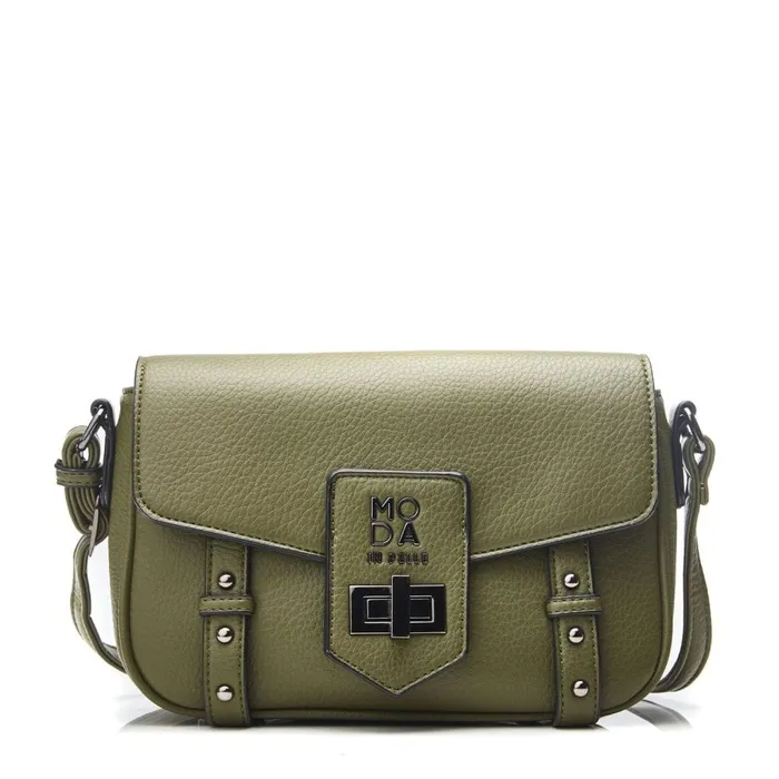 Clutch Bags Women Moda In Pelle Sloane Bag Khaki Porvair