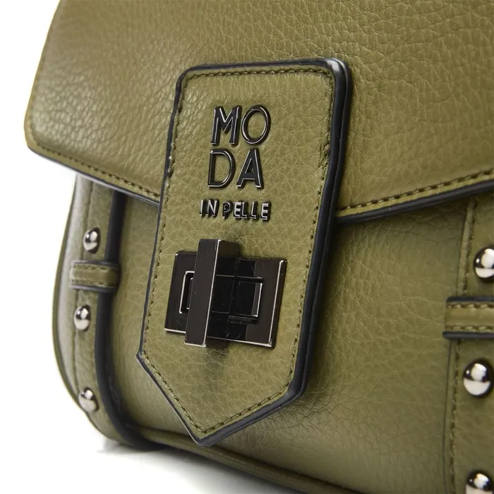 Clutch Bags Women Moda In Pelle Sloane Bag Khaki Porvair