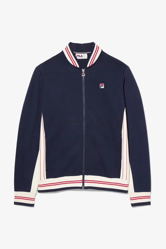 Coats and Jackets Men Fila Settanta Jacket 488 Fila Navy Gardenia Fila Red
