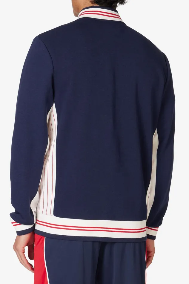 Coats and Jackets Men Fila Settanta Jacket 488 Fila Navy Gardenia Fila Red
