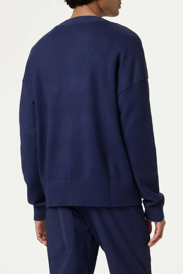 Coats and Jackets Women Fila Baseline Cardigan 400 Fila Navy Coats and Jackets Women Fila Baseline Cardigan 400 Fila Navy