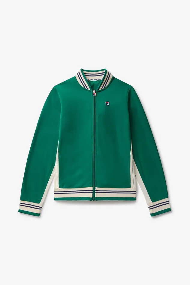 Coats and Jackets Women Fila Performance Iconic Settanta Jacket 898 Green Jacketangorafila Navy