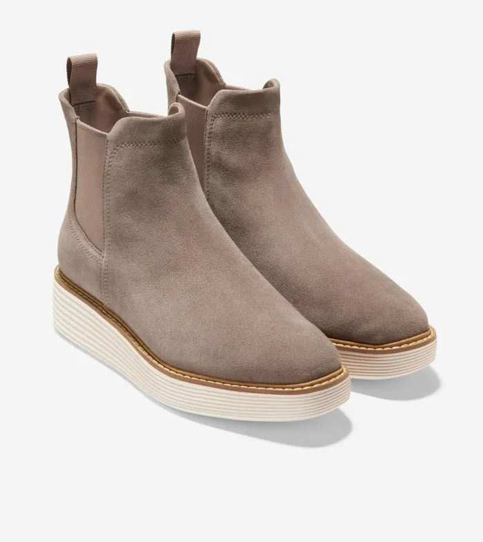 Cole Haan Boots and Booties Women Women039s riginalGrand Platform Chelsea Boot Beige Cole Haan Boots and Booties Women Women039s riginalGrand Platform Chelsea Boot Beige