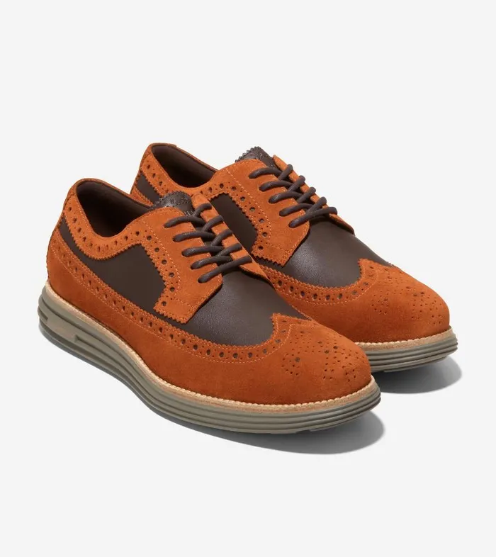 Cole Haan Dress Shoes Men Men039s riginalGrand Remastered Longwing Brown Cole Haan Dress Shoes Men Men039s riginalGrand Remastered Longwing Brown