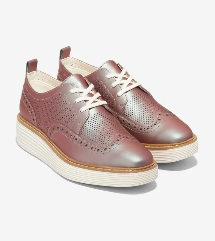 Cole Haan Oxfords Women Women039s riginalGrand Platform Wingtip Oxford Red Cole Haan Oxfords Women Women039s riginalGrand Platform Wingtip Oxford Red
