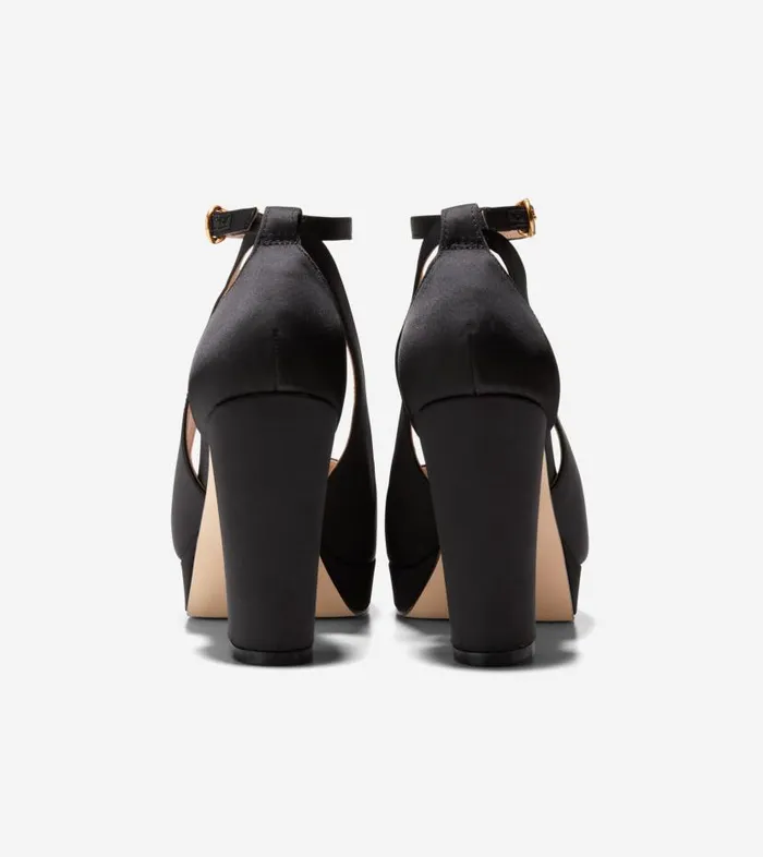 Cole Haan Pumps and Wedges Women Women039s Remi Platform Ankle Strap 100 Black