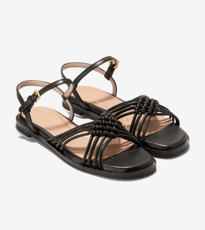 Cole Haan Sandals Women Women039s JITNEY KNOT SANDAL Black Cole Haan Sandals Women Women039s JITNEY KNOT SANDAL Black